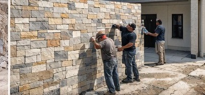 Stone installation